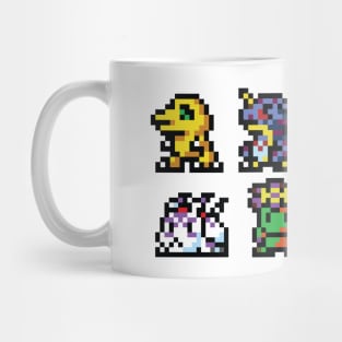 Digimon Adventure pixel Mug